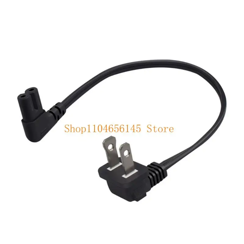 652F Power Cord US 2Prong 1-15P to IEC320 C7(Figure 8) Power Cord,Downware Angled Figure 8 (C7) Cord
