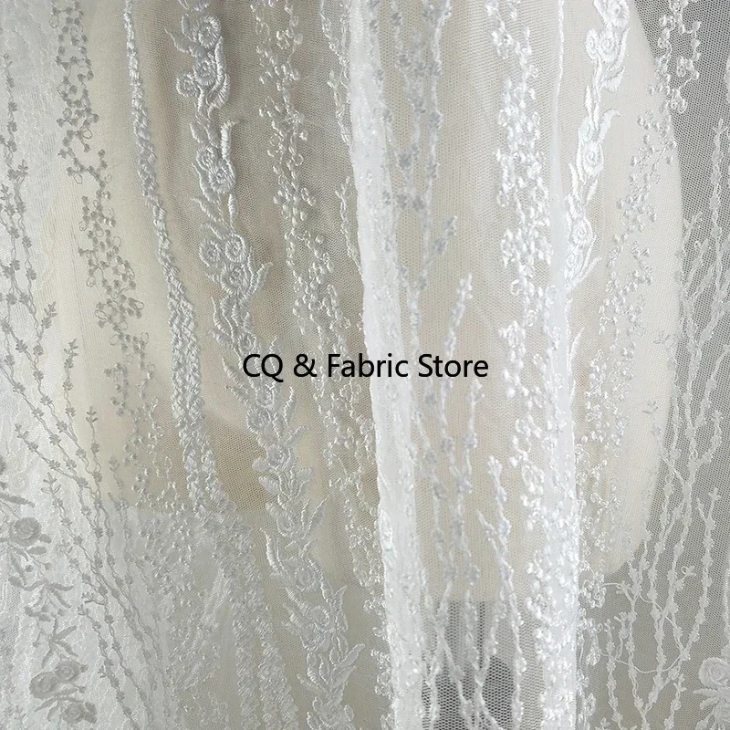 

Изысканная сетка с вышивкой, кружевная ткань для платья, французский тюль, кружево для свадебной одежды, аксессуары