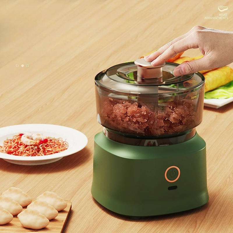 Wireless Electric Multi‑function Food Processor Household Meat Grinder Garlic Masher Baby Food Blender