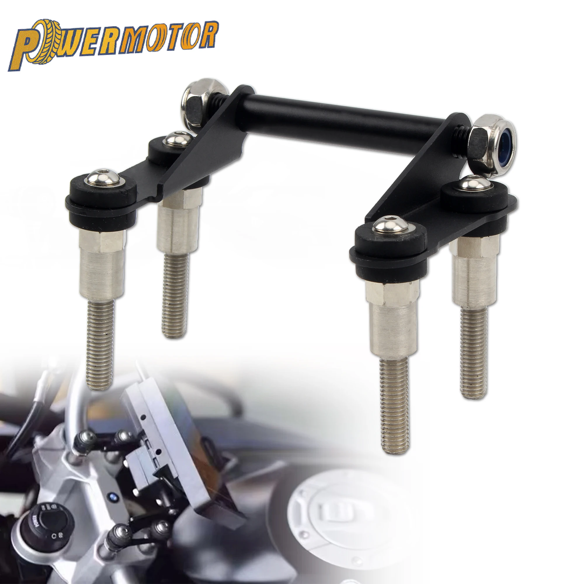 For BMW Motorcycle Phone Holder Navigation Cradle Off-Road ATV Adventure Universal Shockproof Smartphone Bracket Motocross Parts