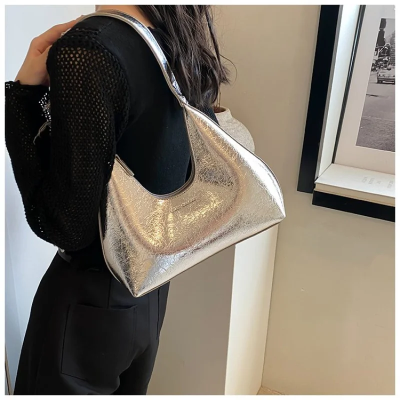 

Стильная женская сумка через плечо из кожи в полоску с принтом в горошек и высококачественная легкая мягкая повседневная сумка Paris Commuter ​