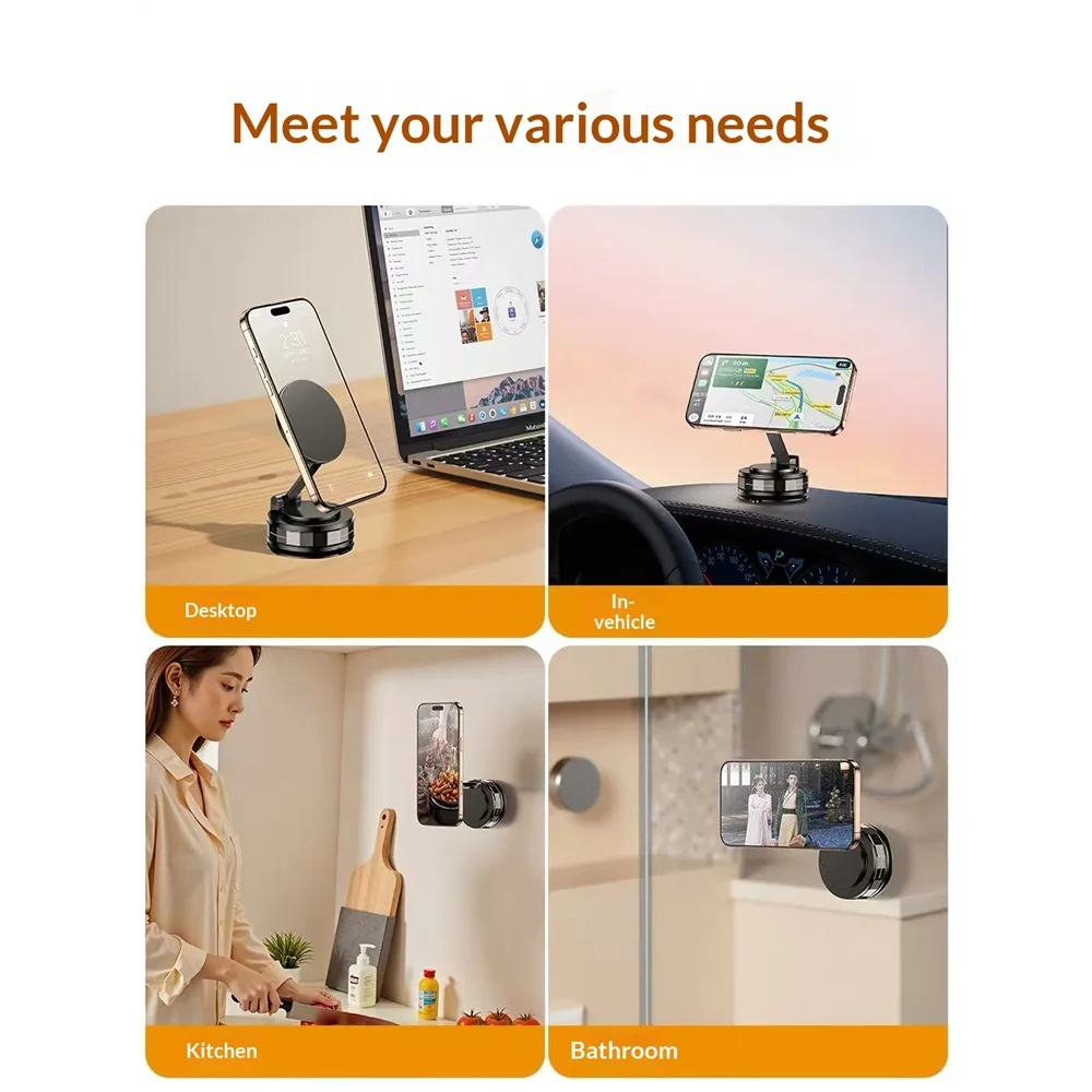 Car Interior Mobile Phone Holder, Mobile Navigation Holder. Magnetic Phone Holder, High-Value Car Decoration.