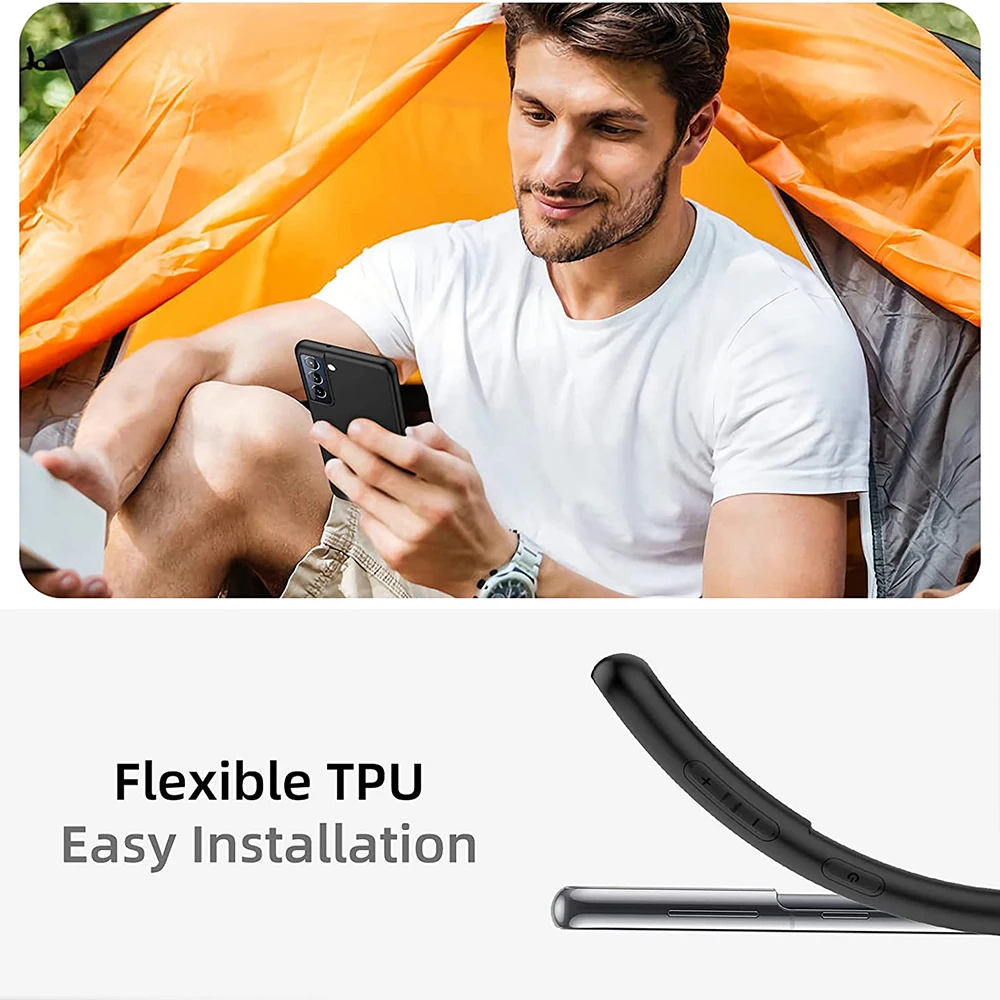 Luxus Matte Silikon Weiche Fall Für Samsung Galaxy A53 A33 A23 A13 A72 A52 A32 A22 A12 A71 A51 A31 a70 A50 Ultra Dünne Fall Abdeckung – Detail 5