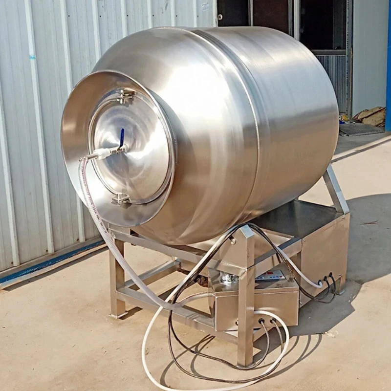 

Commercial automatic stainless steel 1000l rolling hydraulic poultry marinator chicken beef vacuum meat tumbler