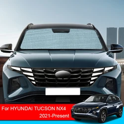 Car Sunshades UV Protection For Hyundai Tucson NX4 2021-2025 Windows Curtain Sun Shade Visor Front Windshield Car Accessories