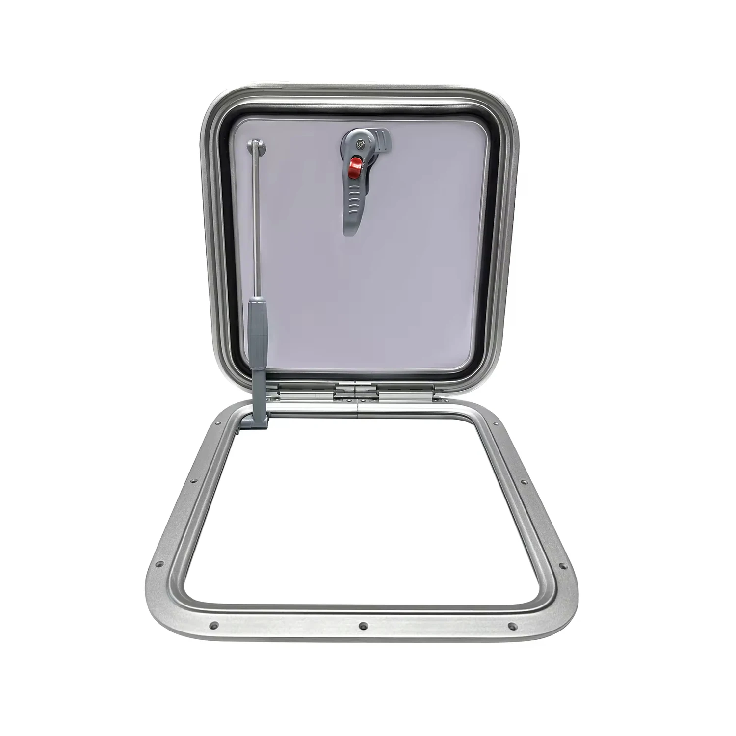 

Multi-size Marine Porthole Square Skylight Window Aluminum Hatch Door Deck with High Quality Glass for Yacht Boat RV Caravan