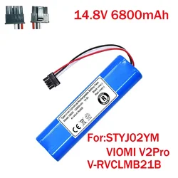 14.8V 4800mAh 100% New Original Battery Pack for VIOMI V2Pro V-RVCLMB21B STYJ02YM Robot Vacuum Cleaner