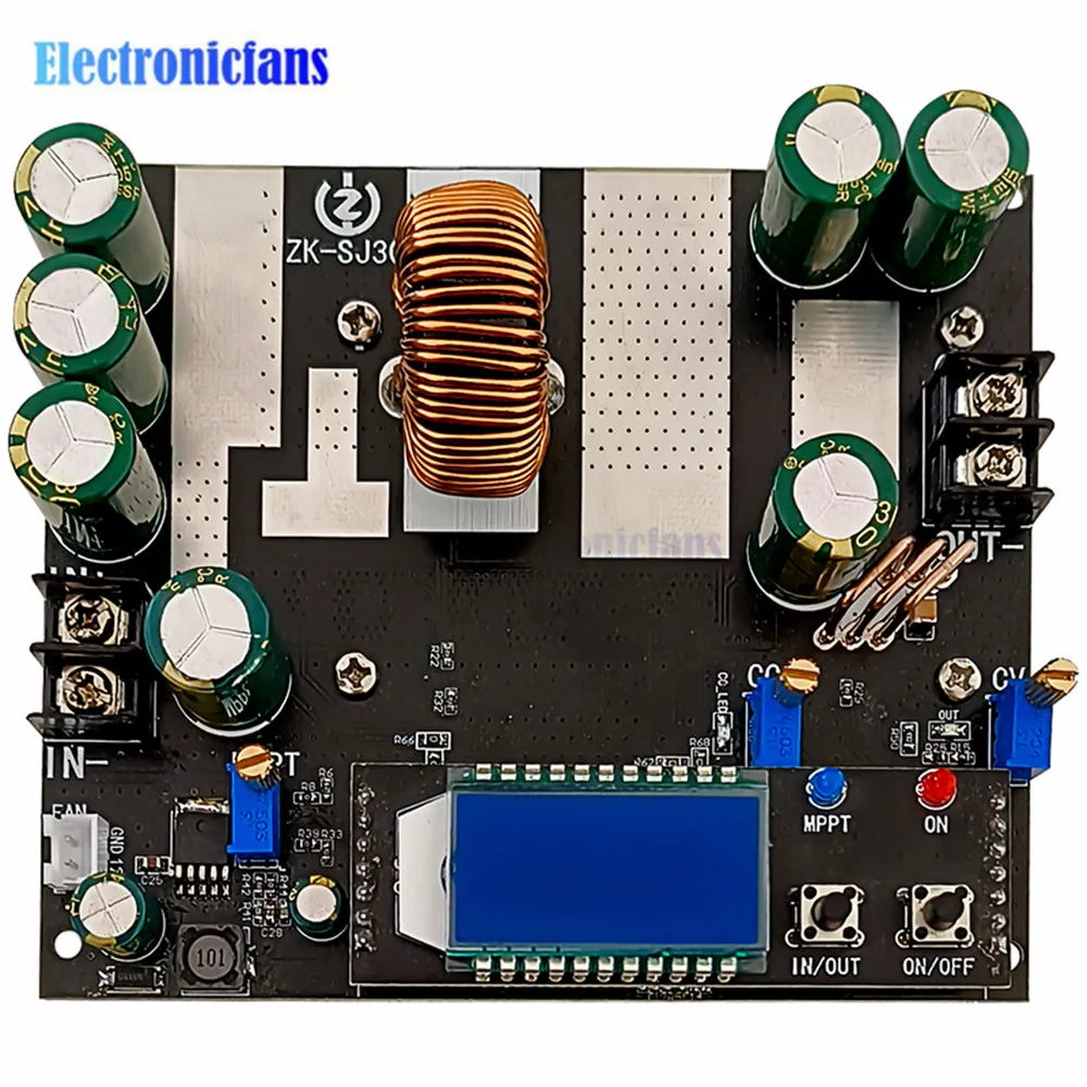 ZK-SJ30 700W Hochleistungs-Auto-Boost-Leistungsmodul 30A Solar-Ladung MPPT Synchron-Gleichrichter – Detail 5