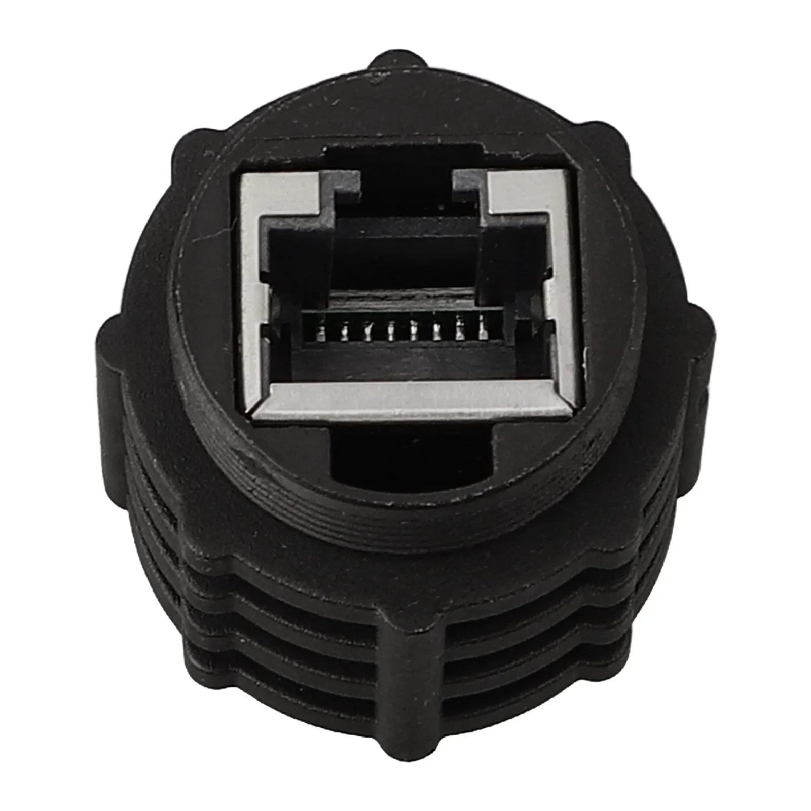 1pc E13 Waterproof Threaded Connector E13T-FR6-PRR Coupler Threaded Dual NetworkPort Socket Power Tools Parts Network Switch