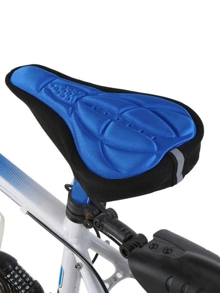 AliExpress pinmoap 3D Gel Padding Bicycle Seat Protective Cover Comfortable And Breathable Bicycle Seat Cover Anti Slip Particle Design Seat Cover