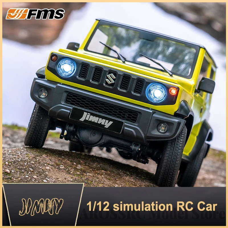 

Fms 1:12 Jimny Simulation Model Remote Control Vehicle Four-wheel Drive Kimny Rc Off-road Vehicle Car Model Decoration Gift