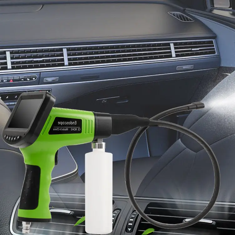 4.3 Inch Screen 2MP 1080P Side-View /Front Spraying  Visual Air Conditioner  Cleaning Endoscope CMOS Borescope