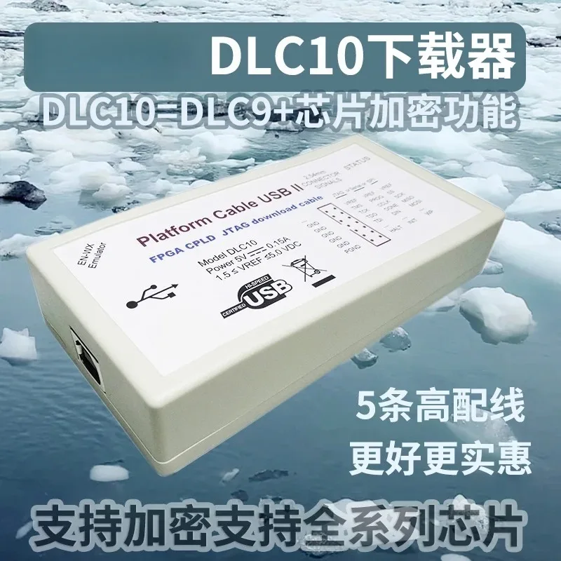 For Xilinx FPGA JTAG Download Cable Programmer Debugger DLC10 DLC9LP Platform Cable USB Compatible