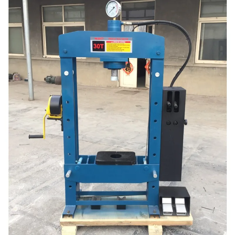 Manual Pneumatic Two‑Column Gantry Hydraulic Press 20‑50Ton Stamping Punch Machine For Workshop Bearing Removal RepairProcessing