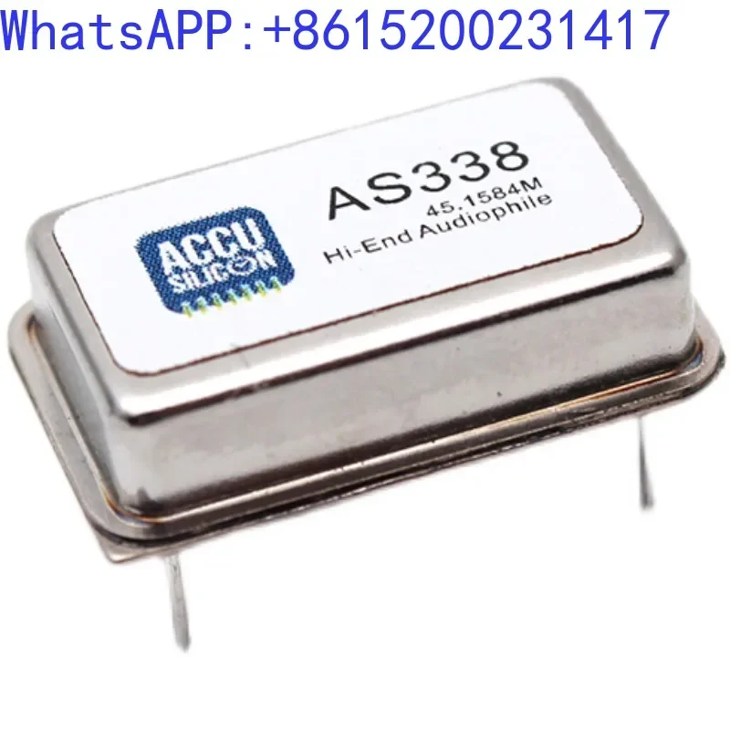 Accusilicon AS338 Ultra High Precision, Low Phase Noise, and Low Jitter Hi End Audio Crystal Oscillator