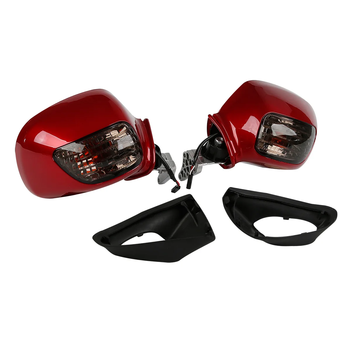 Motorcycle 1 Pair Rear View Mirror W/Turn Signal for Honda Goldwing GL1800 2001-2017 2016 2015 2014 2013 left & right