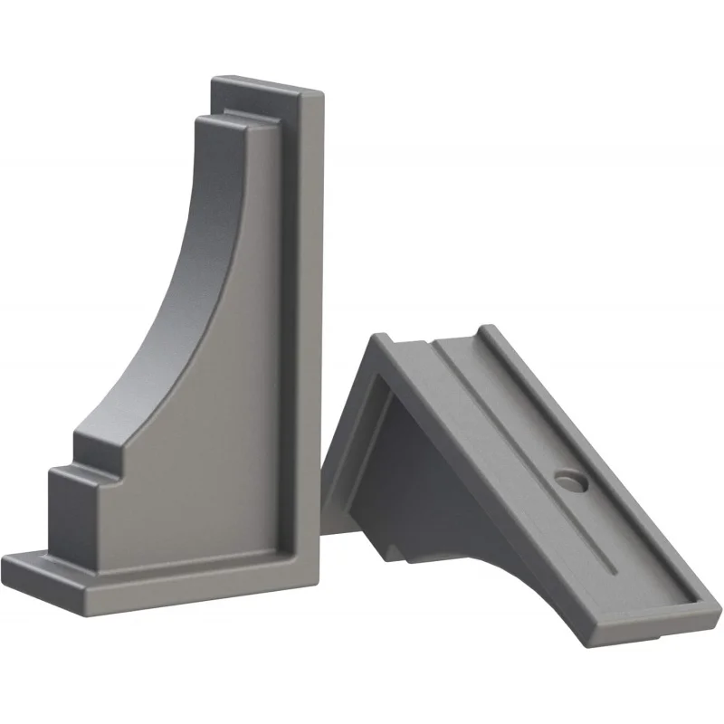 

Fairfield Corbels - Graphite Grey - Decorative Use Only - 11in x 4in x 6.5in - Polyethylene - 2-(5856-GRG)