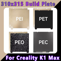 For creality K1 Max CR-10 Build Plate Speedy Double Sided 310x315mm PEO PET Spring Steel Sheet Magnetic Build Plate Heated Bed