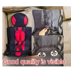 Child Safety Seat Mat for 6 Months To 12 Years Old Breathable Chairs Mats Baby Car Seat Cushion Adjustable Stroller Seat Pad