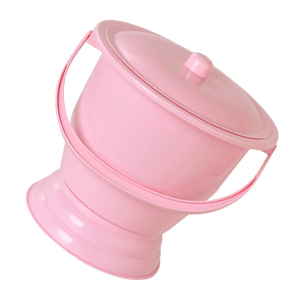 مقبض وعاء غرفة بلاستيكي متعدد الاستخدامات، مبولة محمولة للأطفال الصغار، مرحاض الأطفال، السفر، السيارة، التخييم، سهلة التنظيف #3