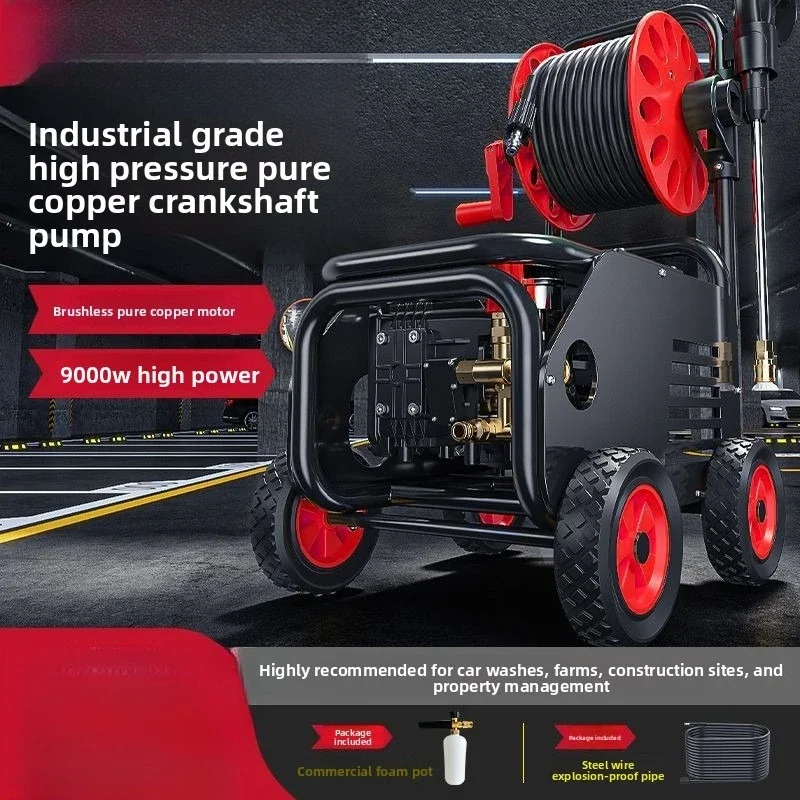 2026 New Car Washing Machine 220v Commercial Car Wash Shop Farm High Power Ultra High Pressure Washing Machine Water Gun Pump view 2