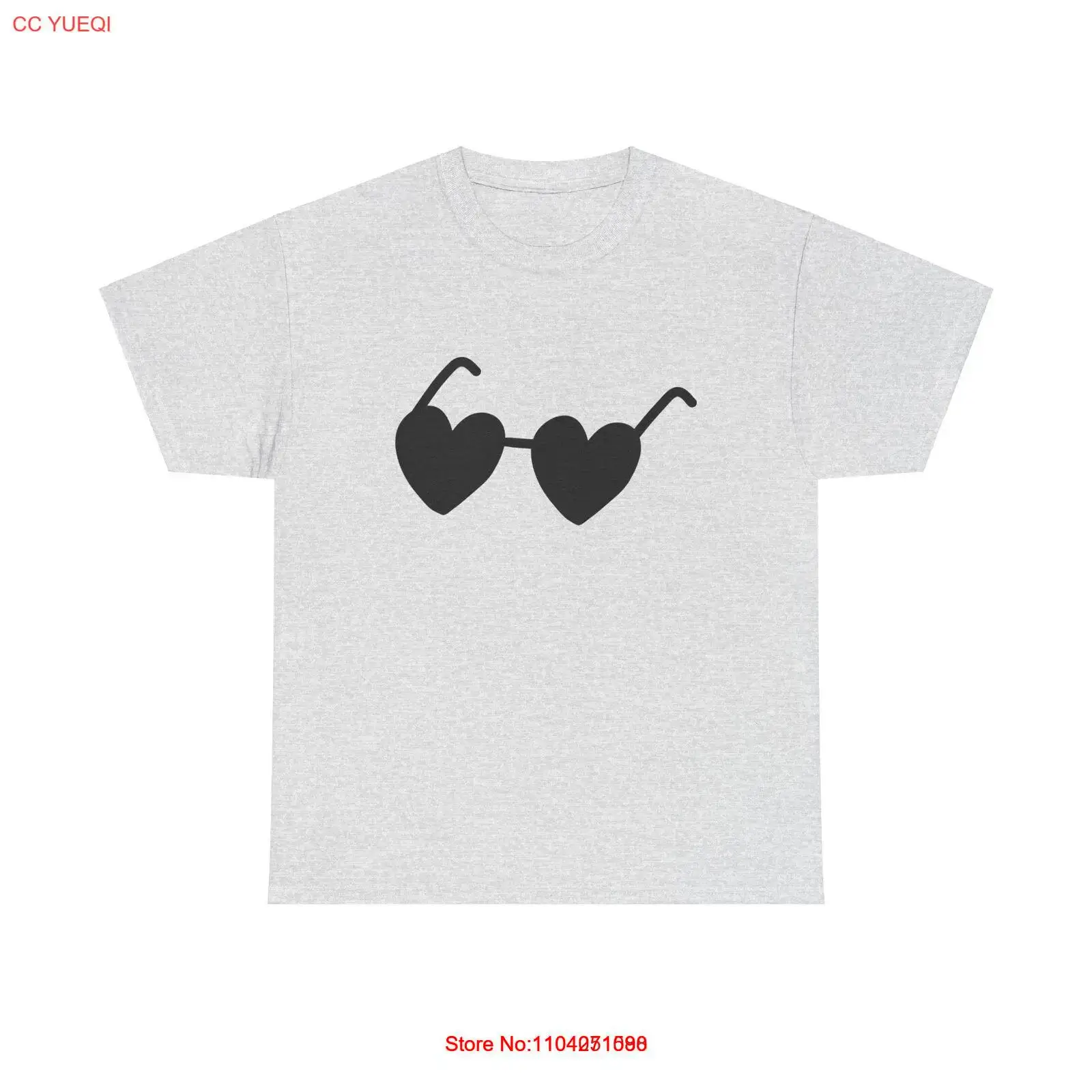 Heart Sunglasses T-Shirt - love cute valentines day cool vintage trendy fashion