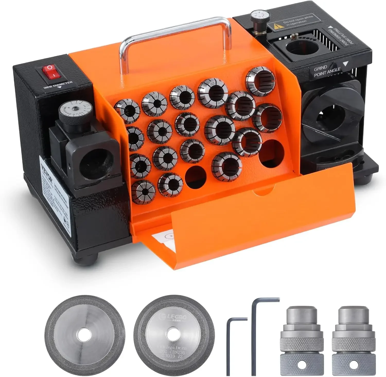 Drill Bits Sharpener 3 20mm Drill Bits Grinder Sharpener Lip Relief Angle 95 135 Point Angle Adjustable Drill Bit Re Sharpener