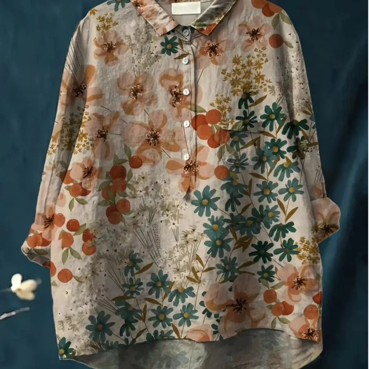 

Новая женская повседневная рубашка из хлопка и льна, летняя, больших размеров, с длинным рукавом, в гавайском стиле, универсальная, удобная, весенняя