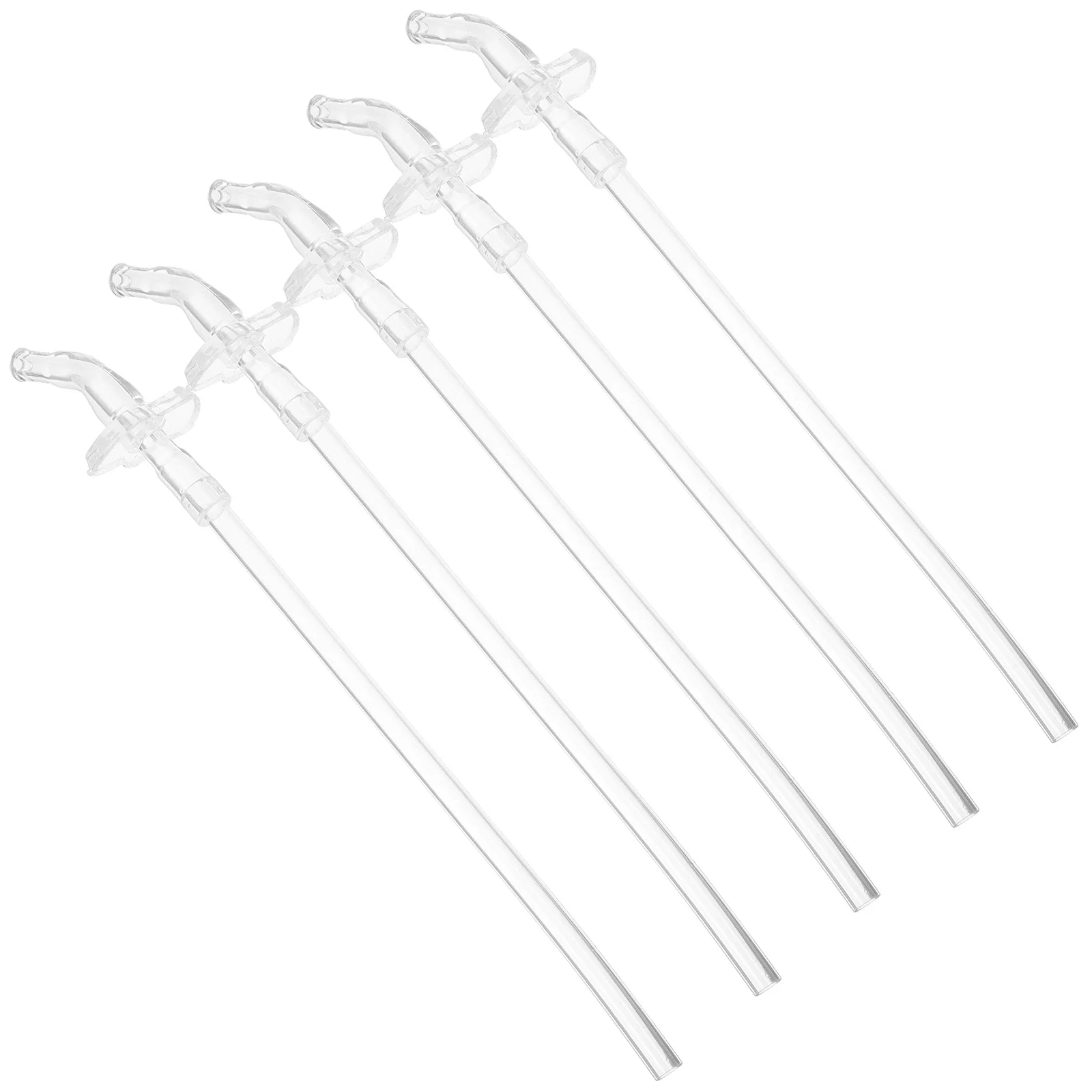 

5Sets Silicone Drinking Straws Reusable for Water Bottle Tumbler Juice Cup Portable Dishwasher Safe Household Camping Smoothie