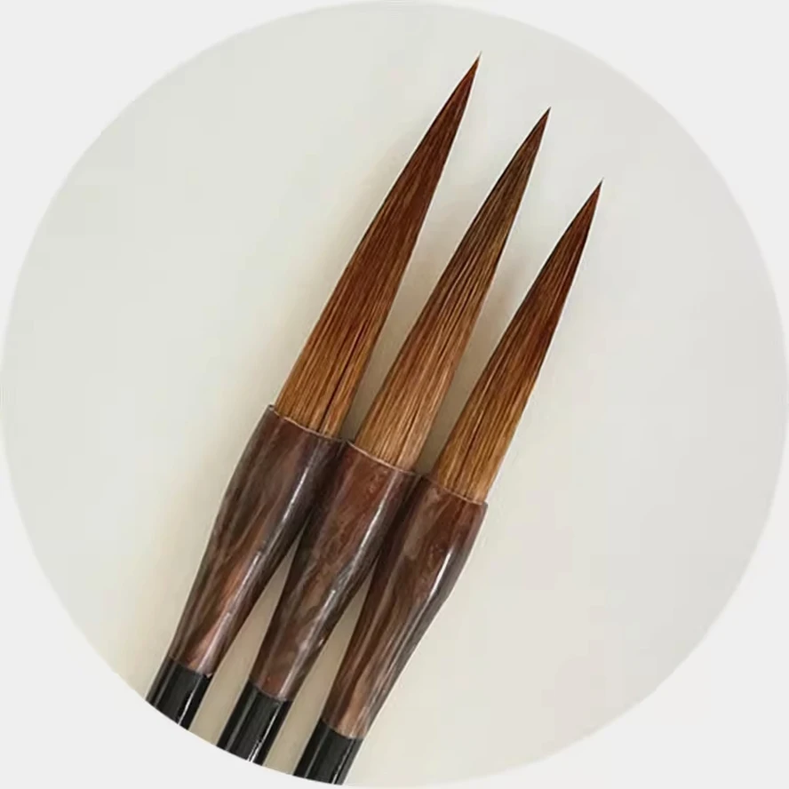 3 pcs/pack Chinese Calligraphy Brushes Pen long NIB medium regular script artist painting calligraphy brush