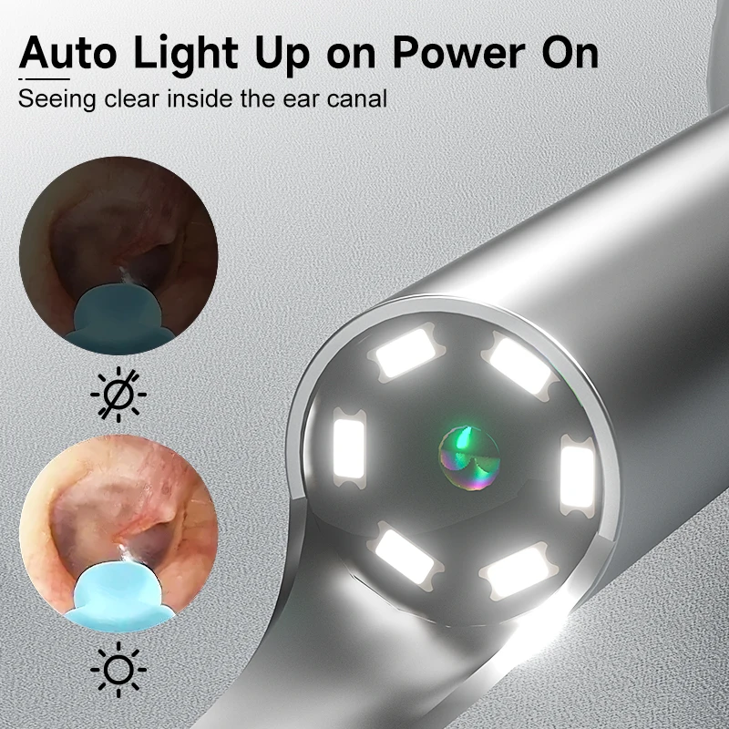 Visual Ear Camera HD1080P 4.2MM WIFI Ear Pick Waterproof 6LEDs Ear Cleaner Endoscope Digital Ear Wax Removal Tool Ear Spoon Case