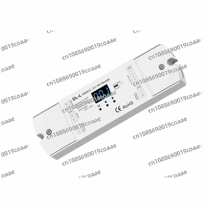 

512 To 0-10V DMX To 1-10V Analog Signal Converter 4 Output Support RDM