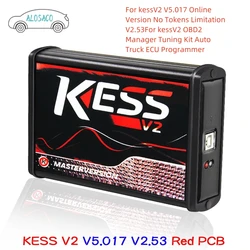 For kessV2 V5.017 Online Version No Tokens Limitation V2.53 For kessV2 OBD2 Manager Tuning Kit Auto Truck ECU Programmer