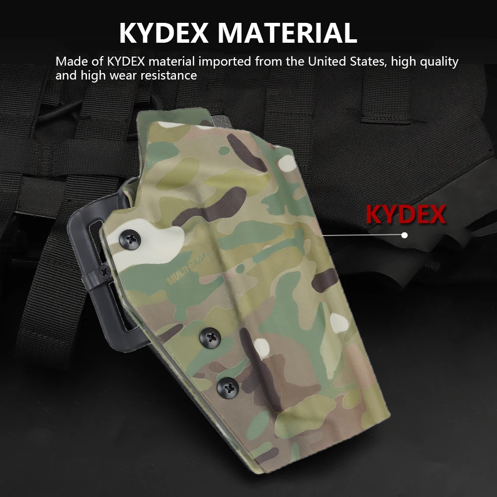 TCM Pistol Holster U.S. Kydex Lightweight Material For TTI 2011 COMBAT MASTER  Hunting Airsoft Quick Draw Holsters