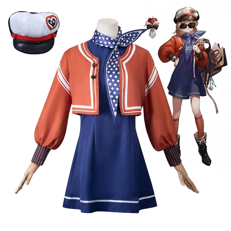 

Regulus Cosplay Costume Game Reverse 1999 Cosplay Uniform Dress Jacket Stocking Hat Full Sets Halloween Costumes for Women