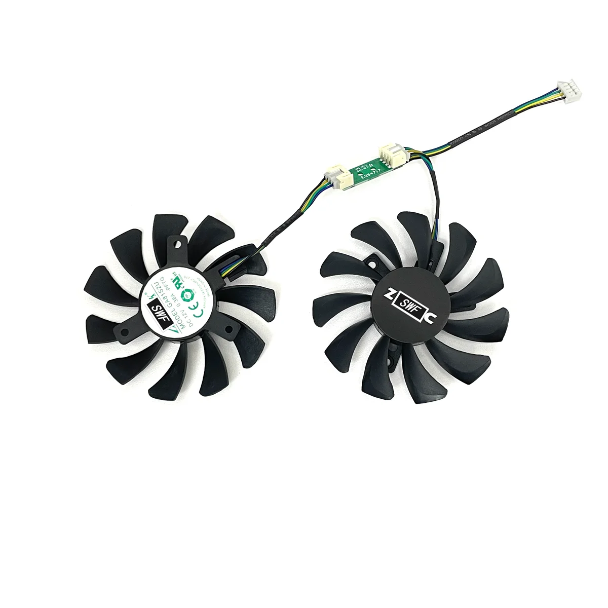 ZOTAC GeForce GTX 970 그래픽 카드 냉각 팬 교체, GA81S2U 75mm GTX970