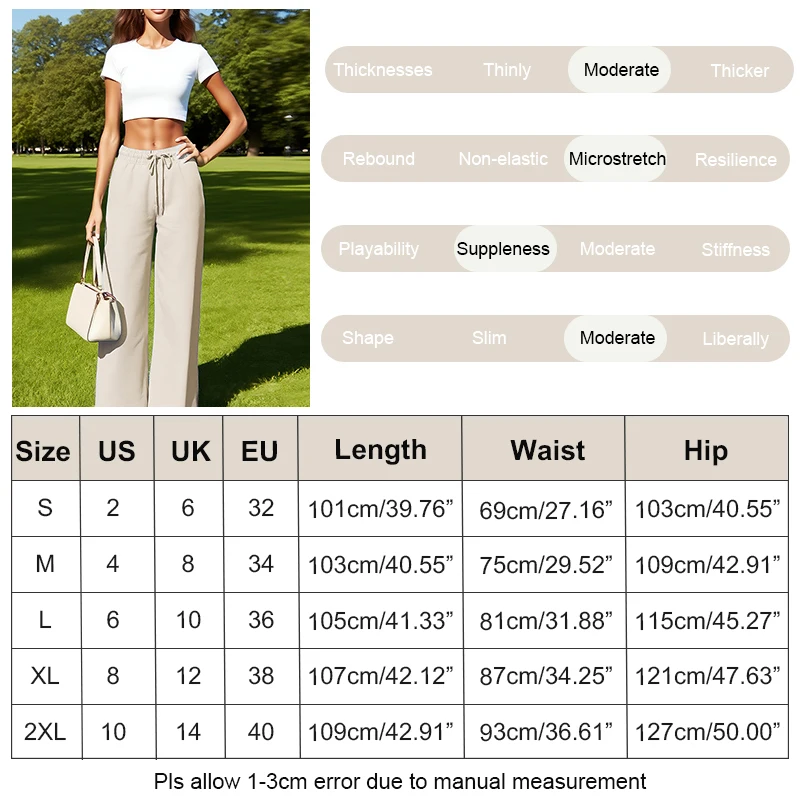 Women's Cotton Linen Pants Solid Color Elastic Waistband Drawstring Loose Casual Comfortable Home Commuting Basic Pants