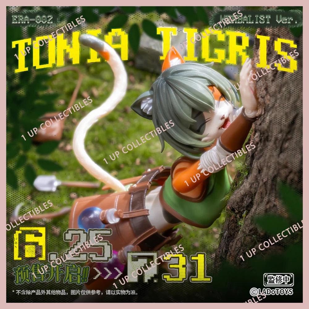 

Ladotoys Cat Tonia Tigris Era-002 Herbal Ist Ver Фигурка Модель Травы Calico Cat Girl Аниме Mystic Land Toy Collect Gift