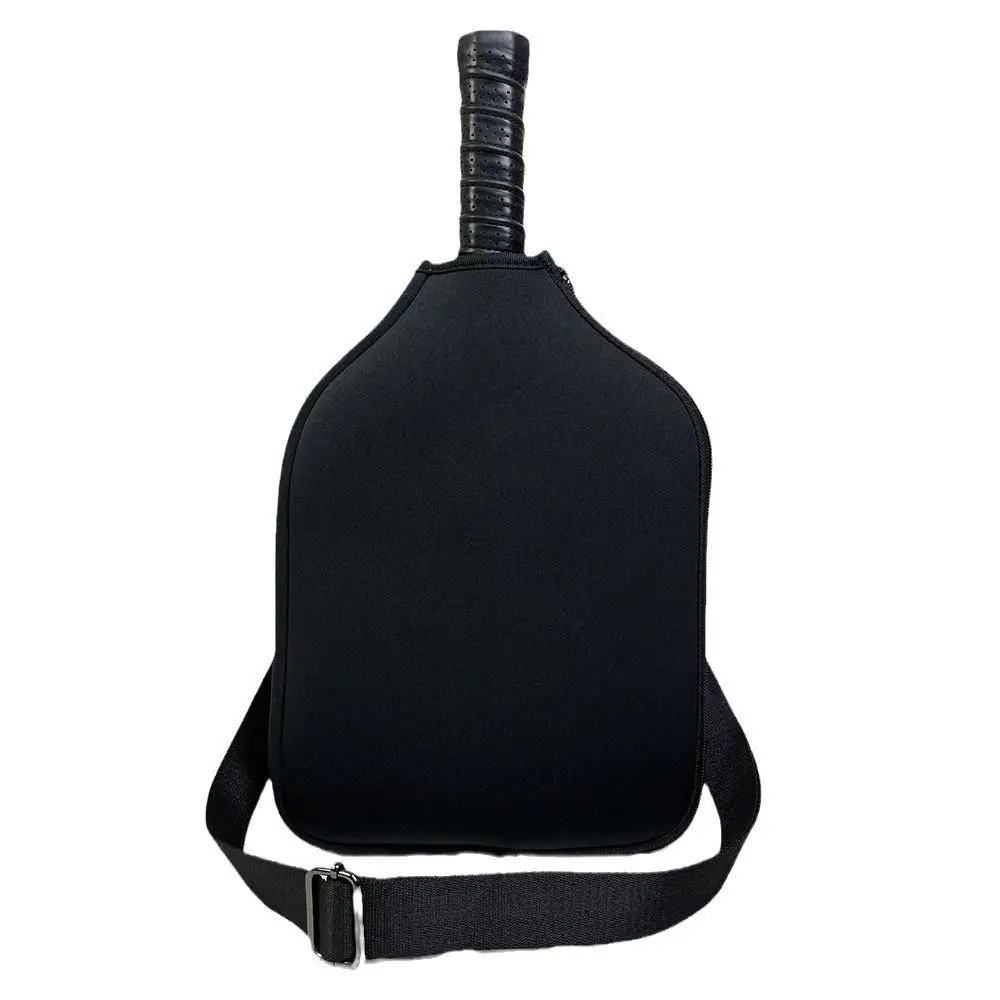 

Неопреновый рукав для ракетки Pickleball, одинарный плечевой ремень, дизайн молнии, чехлы для весла Pickleball, водонепроницаемый держатель на молнии