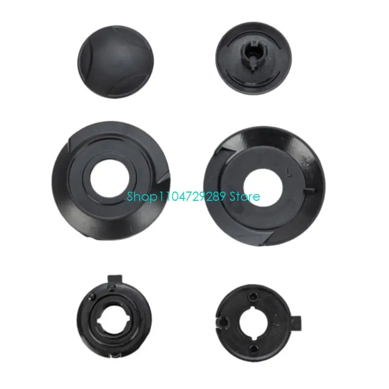 D8KE conjunto 6 accesorios base visorados resistencia anti -diseño para equipo equitación motocicletas