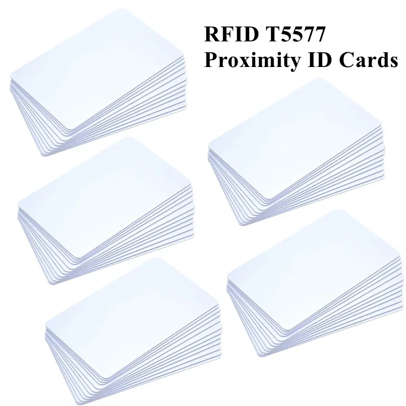 

10-30Pcs Rewritable 125KHz RFID Card T5577/5200/EM4305 Blank Card Smart Access Control Clone Cards Key Card Read Write Program