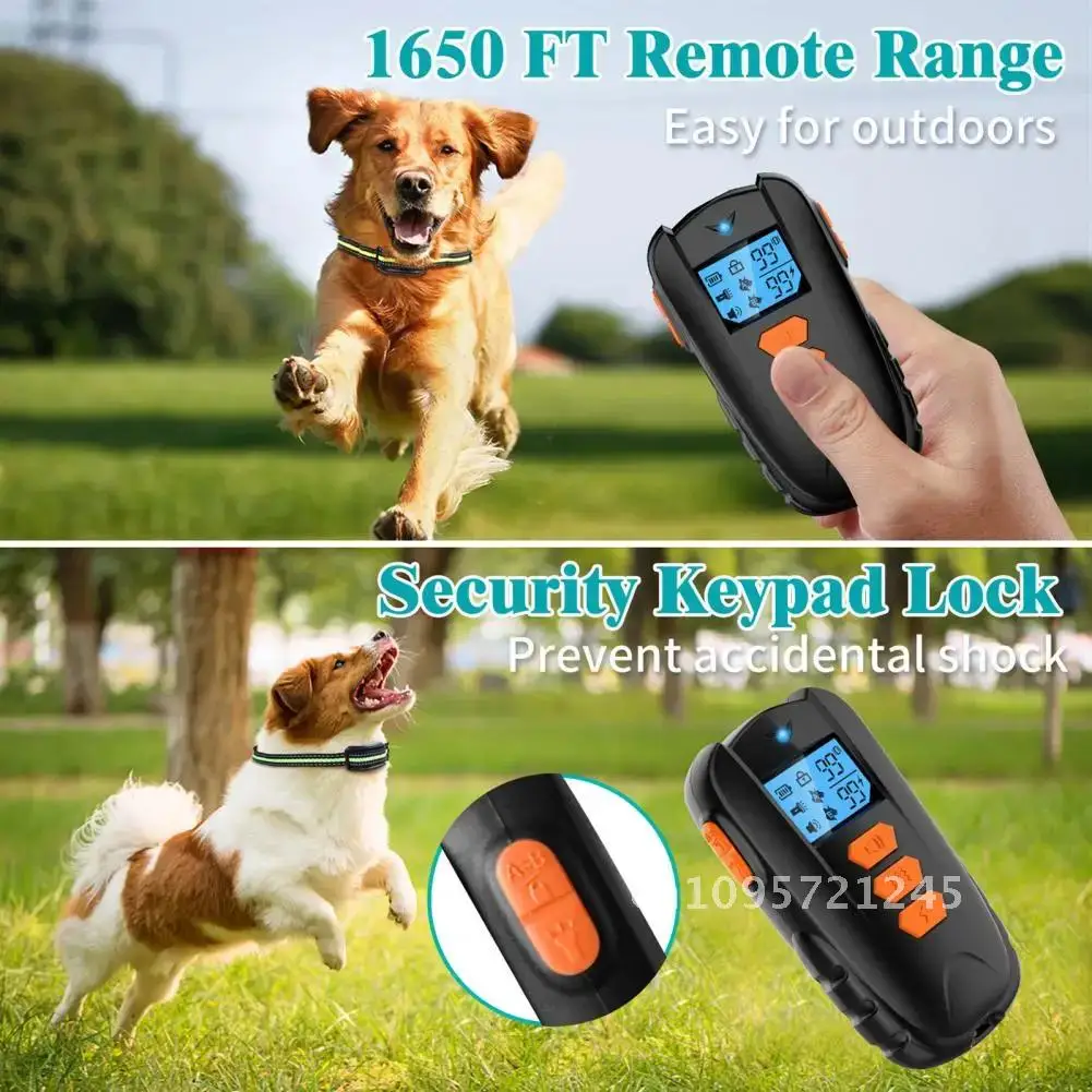 

Electric Remote Training Collar with Dog Control 4 Modes Small for E-Collar Collar Large Rechargeable Dog Medium Shock Dogs