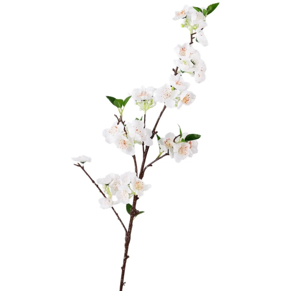 

Real Touch Artificial Pear Blossom Flowers Plum Blossom Handmade Faux Flower Branch Luxury Artificial Fake Flower Dining Table