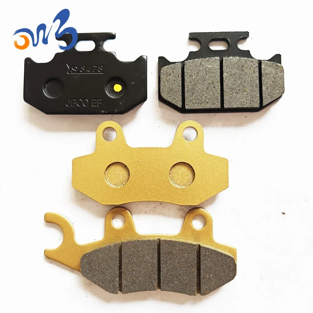 Front Rear Brake Pads for YAMAHA WR125 WR200 WR250 Acier WR250Z 1991-1997 WR500Z 1992-1993