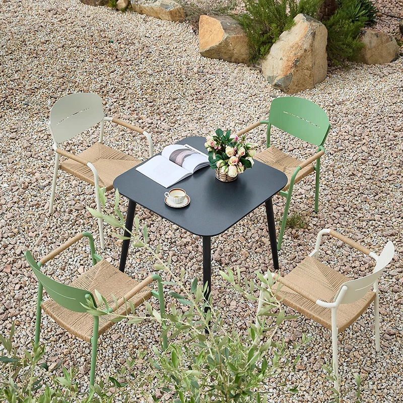 ชุดเฟอร์นิเจอร์สวนดีไซน์หรูหราสำหรับร้านอาหารเคลื่อนที่ ห้องทำงาน ชุดเฟอร์นิเจอร์สวนทันสมัยสุดหรู เฟอร์นิเจอร์บ้านคุณภาพสูง