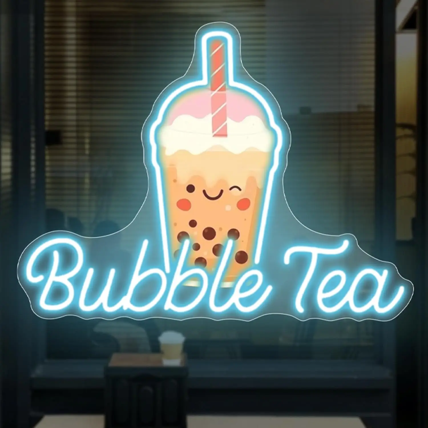 

Неоновая вывеска Bubble Tea с USB-питанием, светодиодная неоновая лампа для кофеен, ресторанов, кондитерских, декора спальни, подарок