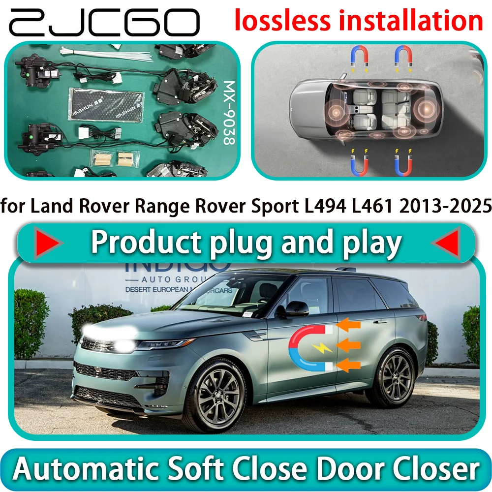 

for Land Rover Range Rover Sport L494 L461 2013-2025 Auto Pull Soft Close Door Kit Power Latch Door Catch Soft Closing Assist
