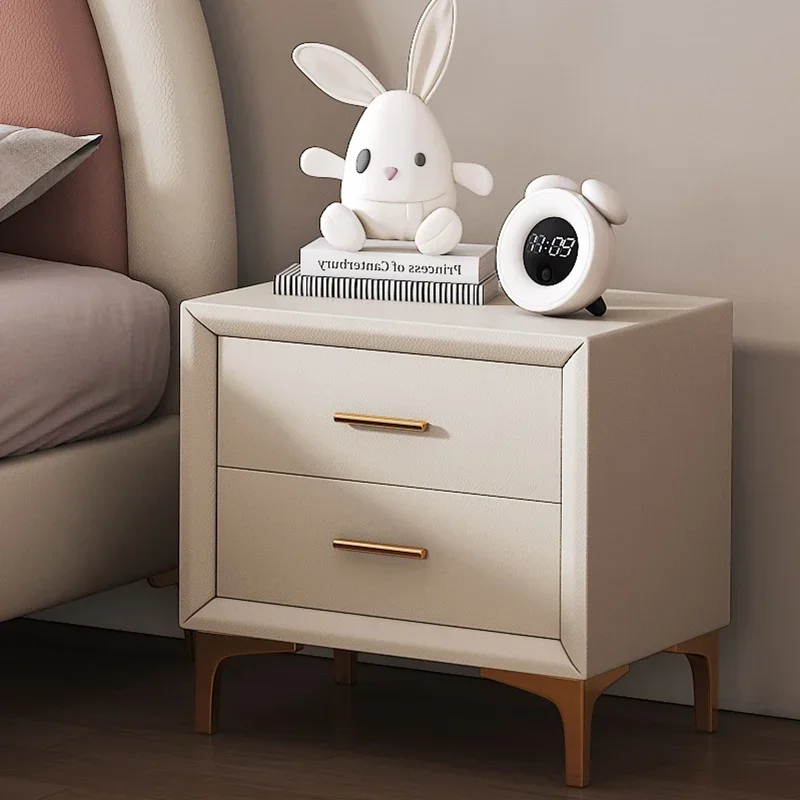 

Современные минималистичные тумбочки с белыми ящиками, красивый европейский дизайн прикроватной тумбочки, эстетический стол De Chevet, мебель для спальни