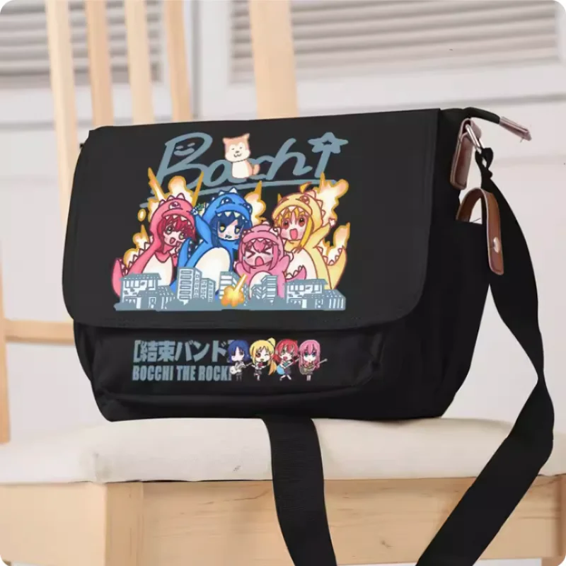 ¡Anime BOCCHI THE ROCK! Gotoh Hitori-Bolso escolar de ocio para adolescentes, bolso de mensajero para estudiantes, moda