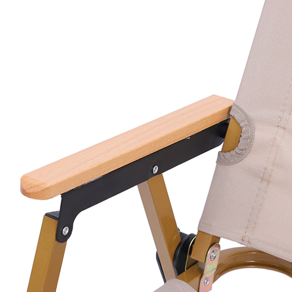 Outdoor Furniture Portable Foldable Picnic Canvas Wooden Kermit Chair Camping Folding Chair